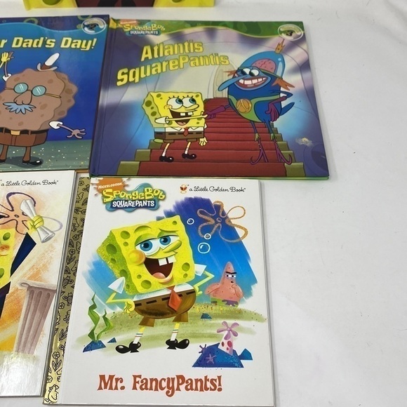 Childrens kids Nickelodeon Spongebob Squarepants books pull tab - Picture 4 of 5